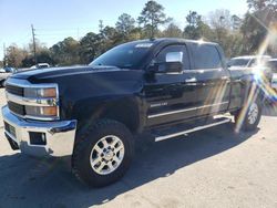 Salvage cars for sale at Savannah, GA auction: 2015 Chevrolet Silverado K2500 Heavy Duty LTZ