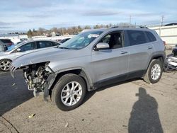 Salvage cars for sale at Pennsburg, PA auction: 2018 Jeep Cherokee Latitude Plus