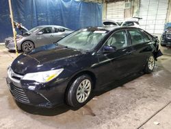 Salvage cars for sale at Woodhaven, MI auction: 2015 Toyota Camry LE