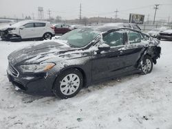 Salvage cars for sale at Chicago Heights, IL auction: 2020 Ford Fusion S