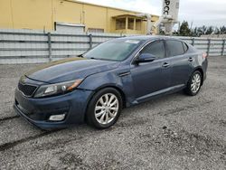 Salvage cars for sale at Miami, FL auction: 2015 KIA Optima EX