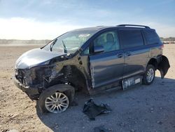 Salvage cars for sale at San Antonio, TX auction: 2014 Toyota Sienna XLE