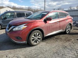 Salvage cars for sale at York Haven, PA auction: 2016 Nissan Murano S