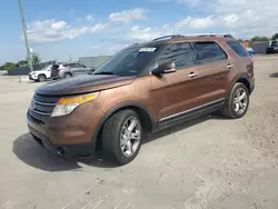 Salvage cars for sale from Copart Homestead, FL: 2011 Ford Explorer Limited