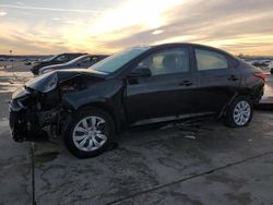 Salvage cars for sale at Grand Prairie, TX auction: 2021 Hyundai Accent SE