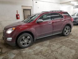 Salvage cars for sale at Ham Lake, MN auction: 2017 Chevrolet Equinox Premier