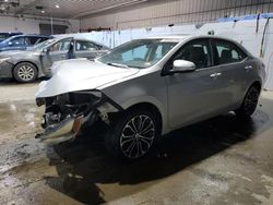 Salvage cars for sale at Candia, NH auction: 2014 Toyota Corolla L