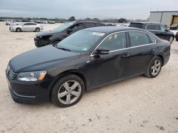 Salvage cars for sale from Copart San Antonio, TX: 2014 Volkswagen Passat S