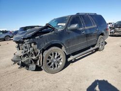 Vehiculos salvage en venta de Copart Amarillo, TX: 2017 Ford Expedition Limited