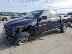 Salvage cars for sale at Grand Prairie, TX auction: 2012 Dodge RAM 1500 ST