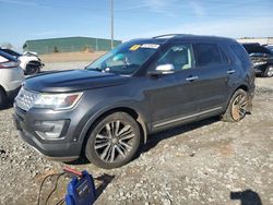 Salvage cars for sale at Tifton, GA auction: 2016 Ford Explorer Platinum