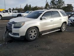 Salvage cars for sale at Denver, CO auction: 2013 GMC Acadia SLT-1