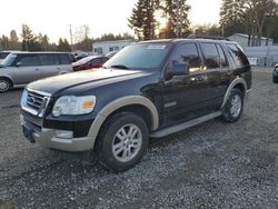 Salvage cars for sale from Copart Graham, WA: 2008 Ford Explorer Eddie Bauer