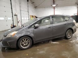 Toyota salvage cars for sale: 2012 Toyota Prius V