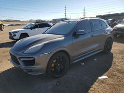 Salvage cars for sale at Colorado Springs, CO auction: 2014 Porsche Cayenne Turbo