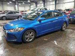 Hyundai Vehiculos salvage en venta: 2018 Hyundai Elantra SEL