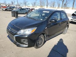 Salvage cars for sale at Bridgeton, MO auction: 2021 Mitsubishi Mirage ES