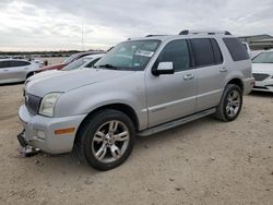 Salvage cars for sale at San Antonio, TX auction: 2010 Mercury Mountaineer Premier