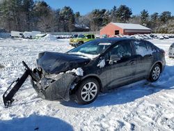 Salvage cars for sale at Mendon, MA auction: 2021 Toyota Corolla LE