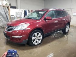 Salvage cars for sale at Elgin, IL auction: 2016 Chevrolet Traverse LT