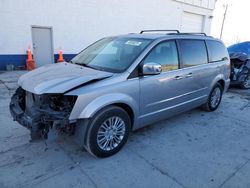 Salvage cars for sale at Farr West, UT auction: 2015 Chrysler Town & Country Touring L