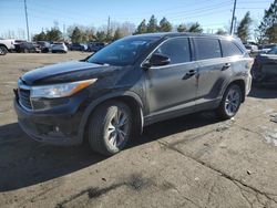 Toyota salvage cars for sale: 2016 Toyota Highlander LE