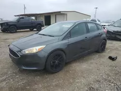 Salvage cars for sale at Temple, TX auction: 2016 Ford Focus SE