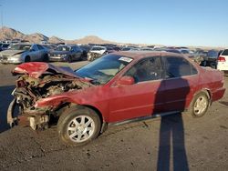 Honda Accord salvage cars for sale: 2002 Honda Accord SE