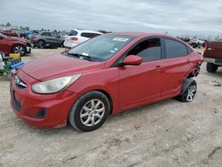 Salvage cars for sale at Houston, TX auction: 2013 Hyundai Accent GLS