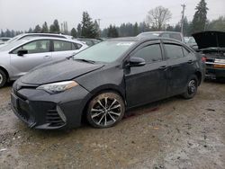 Salvage cars for sale from Copart Graham, WA: 2017 Toyota Corolla L