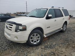 Salvage cars for sale at Tifton, GA auction: 2007 Ford Expedition Limited