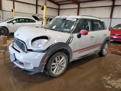 Salvage cars for sale at Pennsburg, PA auction: 2012 Mini Cooper S Countryman