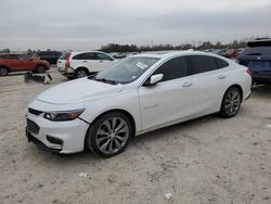 Chevrolet salvage cars for sale: 2016 Chevrolet Malibu Premier