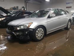 Salvage cars for sale at Elgin, IL auction: 2010 Honda Accord LX