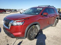 Salvage cars for sale at Houston, TX auction: 2022 Nissan Pathfinder SV