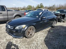 Salvage cars for sale at Memphis, TN auction: 2018 Mercedes-Benz C 300 4matic