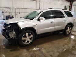 Salvage cars for sale at Avon, MN auction: 2012 GMC Acadia SLT-1