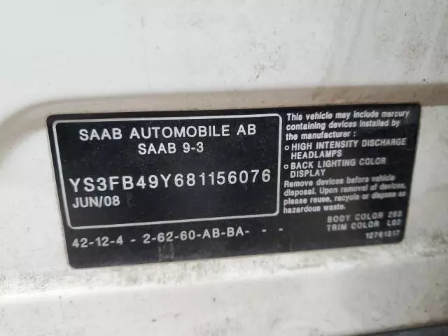 2008 Saab 9-3 2.0T