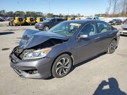 Honda Accord salvage cars for sale: 2017 Honda Accord EXL