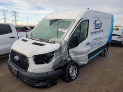 Salvage trucks for sale at Elgin, IL auction: 2022 Ford Transit T-250