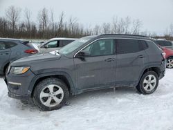 Salvage cars for sale at Leroy, NY auction: 2017 Jeep Compass Latitude