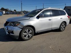 Nissan salvage cars for sale: 2018 Nissan Pathfinder S