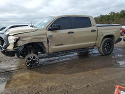 Salvage trucks for sale at Greenwell Springs, LA auction: 2017 Toyota Tundra Crewmax SR5