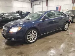 Salvage cars for sale at Franklin, WI auction: 2010 Chevrolet Malibu LTZ