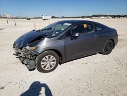 Salvage cars for sale at New Braunfels, TX auction: 2012 Honda Civic LX