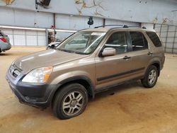 Salvage cars for sale at Mocksville, NC auction: 2002 Honda CR-V EX