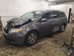 Salvage cars for sale at Ham Lake, MN auction: 2016 Honda Odyssey EXL