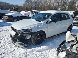 Salvage cars for sale at North Billerica, MA auction: 2019 Volkswagen GTI S