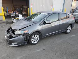 Salvage cars for sale at Vallejo, CA auction: 2010 Honda Insight EX