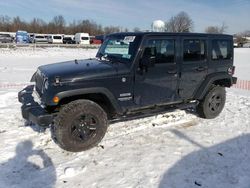 Salvage cars for sale at Hillsborough, NJ auction: 2017 Jeep Wrangler Unlimited Sport